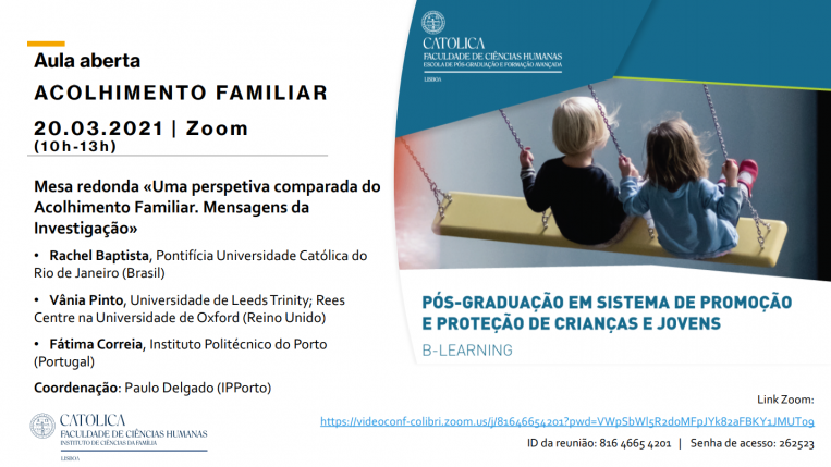 Aula Aberta - EPGFA Sistema de Promoção e Proteção de Crianças 2021