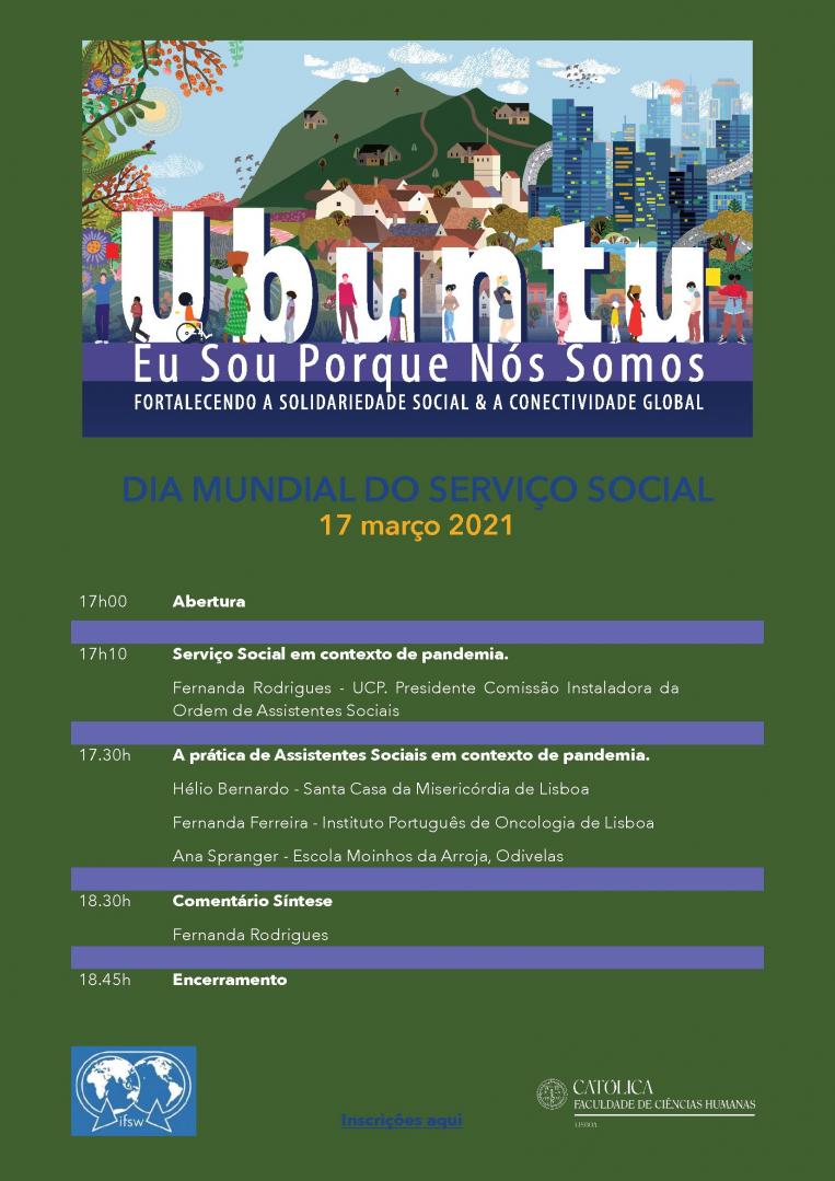 Dia Internacional do Serviço Social 2021 - programa