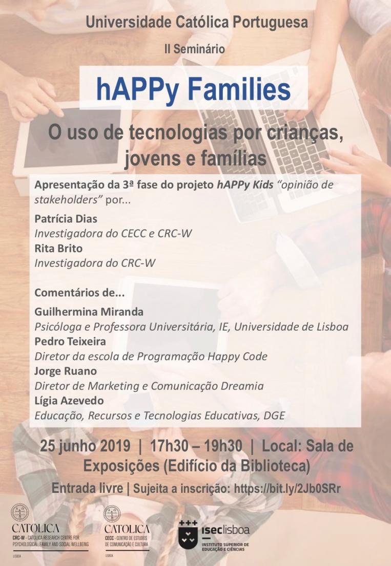 II Seminário hAPPy families