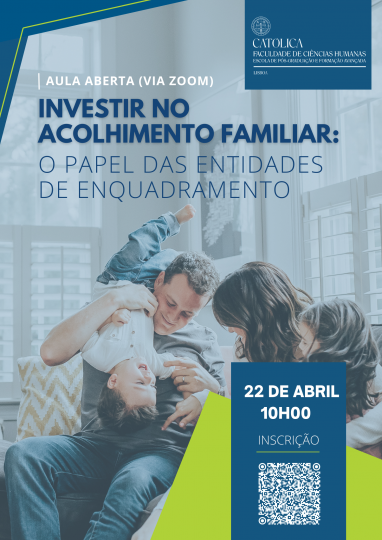 Cartaz Aula Aberta | Pós-Graduação em Sistema de Promoção e Proteção de Crianças e Jovens