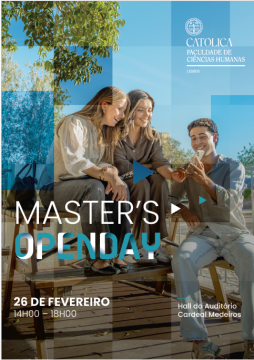 Cartaz Master's OpenDay 2025